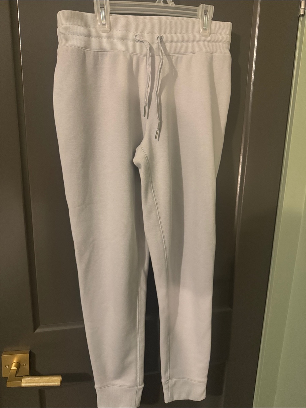Diadora Light Grey Women's Jogger Track Pants / Medium